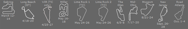 2008 SPEED World Challenge SCCA Touring Schedule