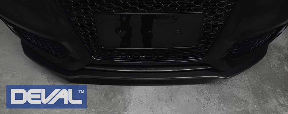 DEVAL Audi S5 Carbon Fiber Front Splitter